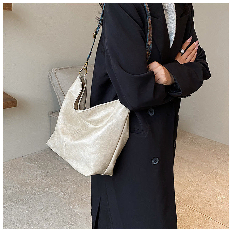 Sac Bandoulière Retro à Grande Capacité – Femme